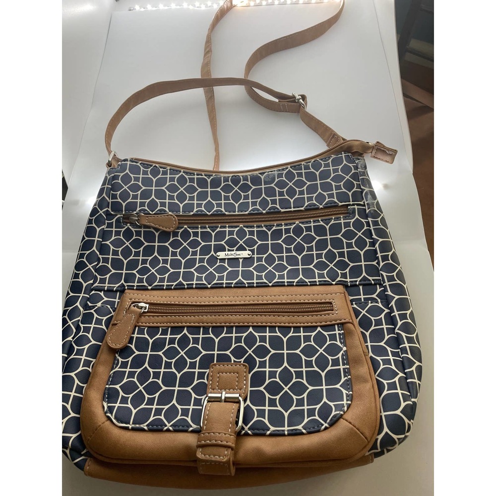 MultiSac Blue and White Crossbody Bag NWOT